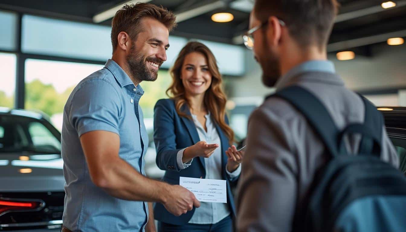 Illustration: Comprendre le rôle essentiel du chèque de banque dans une transaction automobile