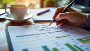 À quel moment le calendrier de distribution annuelle de la prime de dividende intervient-il ?