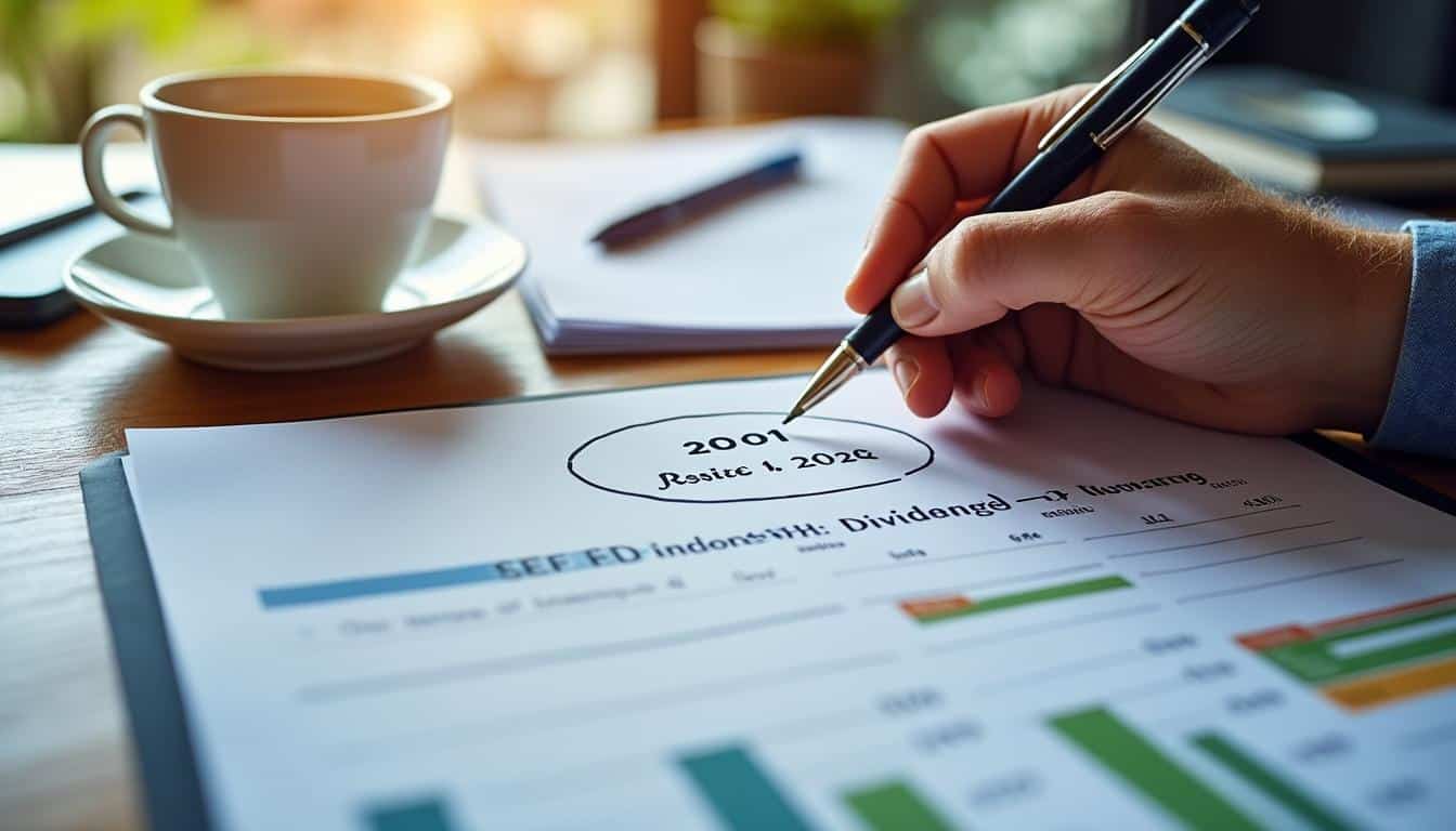 À quel moment le calendrier de distribution annuelle de la prime de dividende intervient-il ?